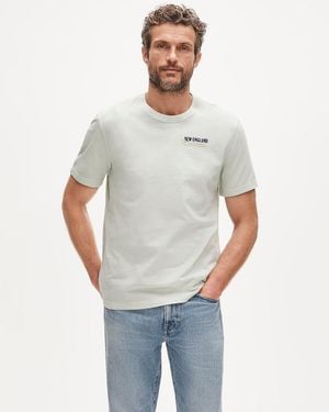 J.Crew Vintage-Wash Cotton Graphic T-Shirt - Gray