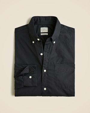 J.Crew Slim Secret Wash Cotton Poplin Shirt - Blue