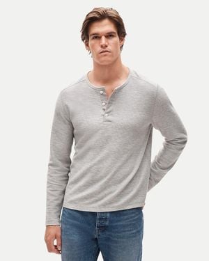 J.Crew Summit Thermal-Knit Henley - Gray