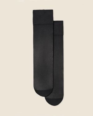 J.Crew Swedish Stockings Elin Premium Knee-High Socks Four-Pack - Blue