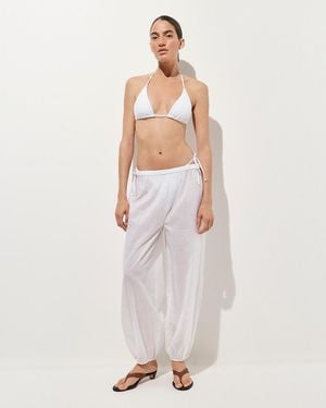J.Crew Embellished Balloon Pant - White