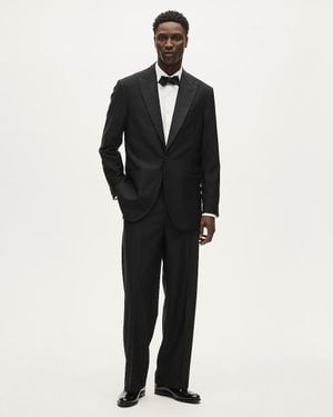J.Crew Relaxed-Fit Peak-Lapel Tuxedo Jacket - Black