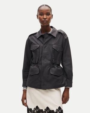 J.Crew Utility Shirt-Jacket - Black