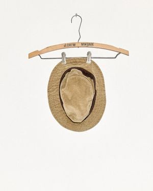 J.Crew Corduroy Bucket Hat - White