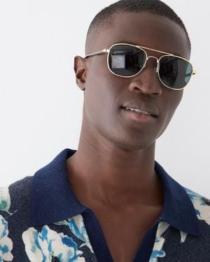 J.Crew Airman Sunglasses - Blue