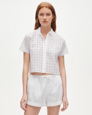 J.Crew Gamine Button-Up Shirt - White