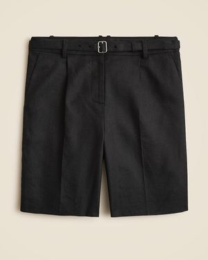 J.Crew "Pleated 9" Trouser Short - Black