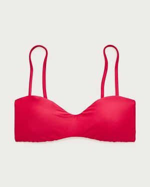 J.Crew Wave Bikini Top - Pink