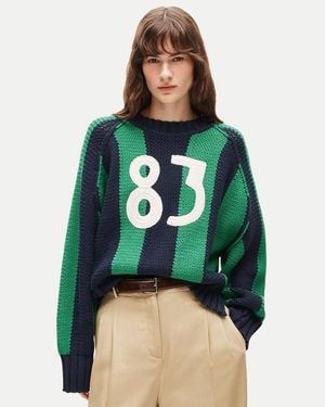 J.Crew "Rive Graphic "83" Crewneck - Green