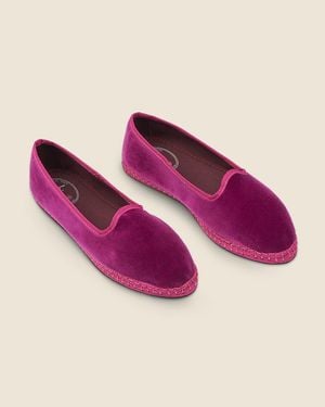 J.Crew Flabelus Agatha Slippers - Purple