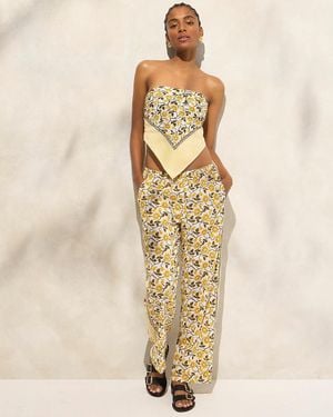 J.Crew Cotton Voile Bandana Top - Natural