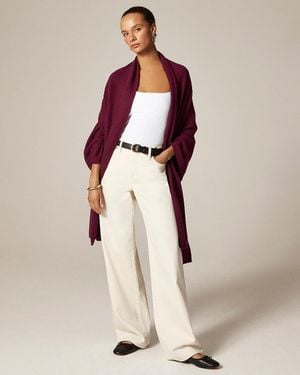 J.Crew Oversized Cashmere Wrap - Natural