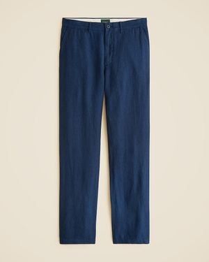 J.Crew Classic-Fit Linen Trouser - Blue