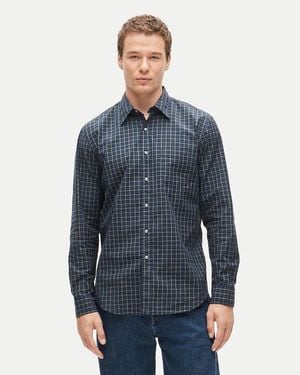 J.Crew Poplin Shirt With Point Collar - Blue