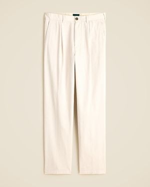 J.Crew Classic-Fit Pleated 14-Wale Corduroy Trouser - Natural
