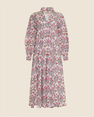 J.Crew Sz Blockprints Leo Dress - Pink