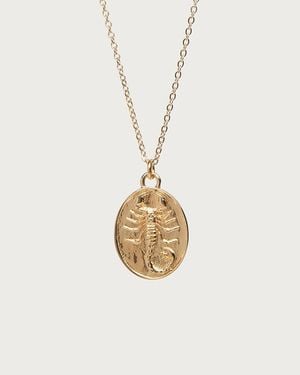J.Crew Talon Jewelry Zodiac Pendant Necklace - Metallic