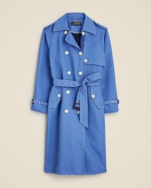 J.Crew Relaxed Trench Coat - Blue