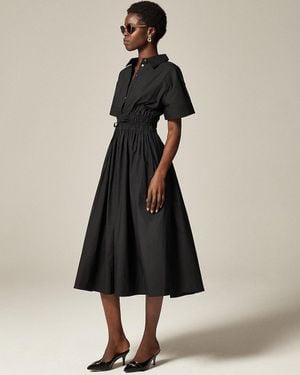 J.Crew Elena Shirtdress - Black