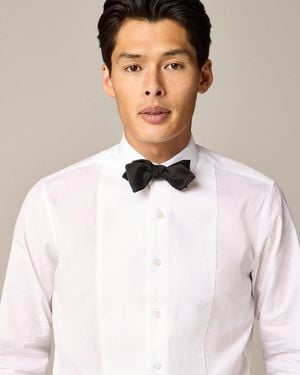 J.Crew English Satin Point Bow Tie - Black