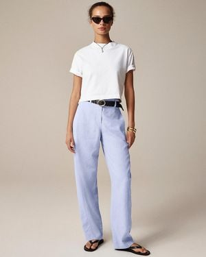 J.Crew Relaxed Barrel-Leg Pant - Blue