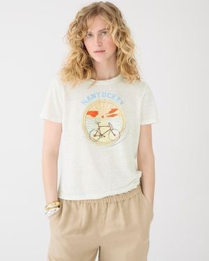 J.Crew Classic-Fit Nantucket Graphic T-Shirt - Natural