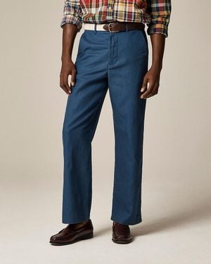 J.Crew Creased Summer Trouser - Blue