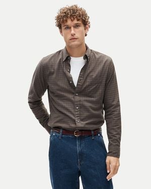 J.Crew Lakeside Cotton-Viscose Blend Shirt - Gray