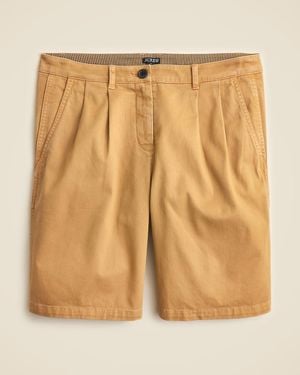 J.Crew "9" Pleated Heritage Chino Short" - Natural