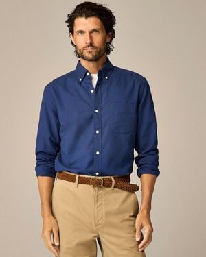 J.Crew Broken-In Organic Cotton Oxford Shirt - Blue