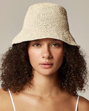 J.Crew Packable Straw Hat - Brown