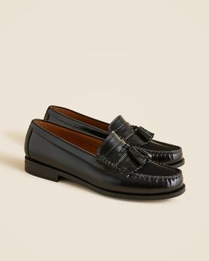 J.Crew Camden Kiltie Tassel Loafers With Rubber Soles - Black