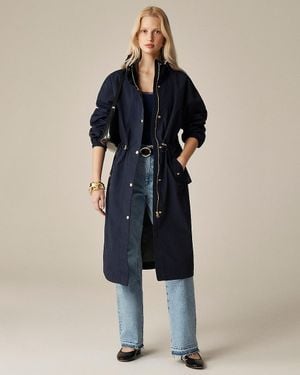 J.Crew Perfect Raincoat - Blue