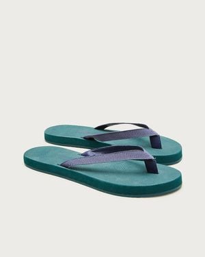 J.Crew Limited-Edition Tkees X Thong Sandals - Blue