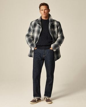 J.Crew Wallace & Barnes Wool-Blend Western Peacoat - Brown