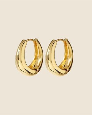 J.Crew Luv Aj The Mini Marbella Huggies - Metallic