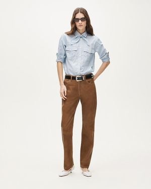 J.Crew Western Straight Pant - White