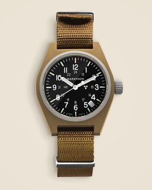J.Crew Marathon Watch Company General-Purpose Quartz With Date - Metallic