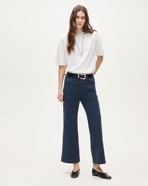 J.Crew Charley Kickout Cropped Pant - Blue
