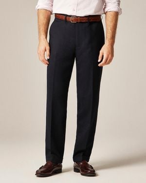 J.Crew Classic Creased Wool Trouser - Blue