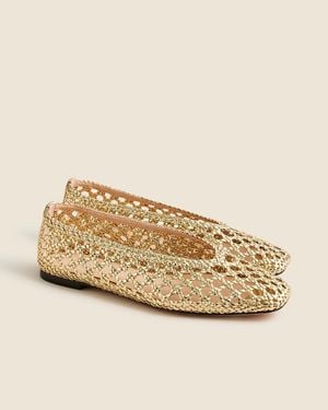 J.Crew Quinn Handwoven Ballet Flats - Natural