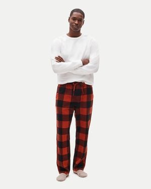 J.Crew Flannel Pajama Pant - White
