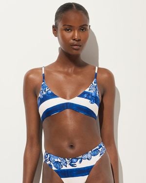 J.Crew Lana Bikini Top - Blue