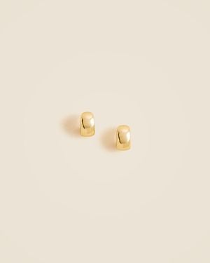 J.Crew Small Huggie Hoop Earrings - Natural