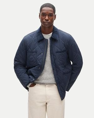 J.Crew Quilted Jacket With Primaloft - Blue