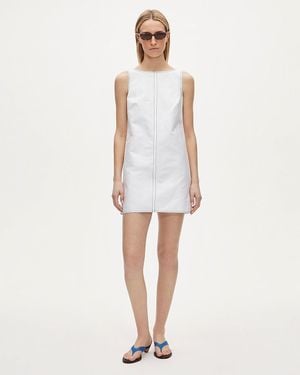 J.Crew Contrast-Stitch Billie Dress - White
