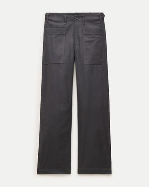 J.Crew Petite Zoe Barrel Pant With Utility Pockets - Gray