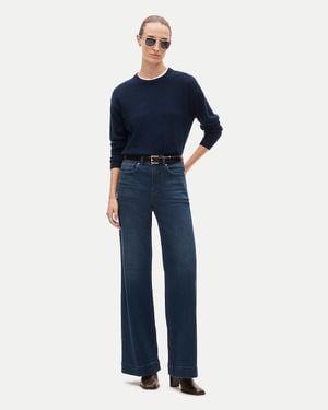 J.Crew Tall Denim Trouser Jean - Blue