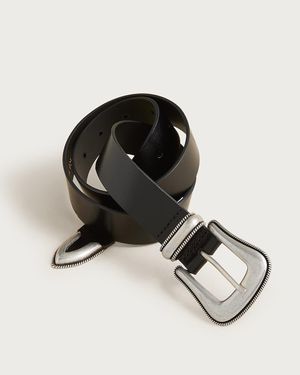 J.Crew Western Buckle Belt - Blue