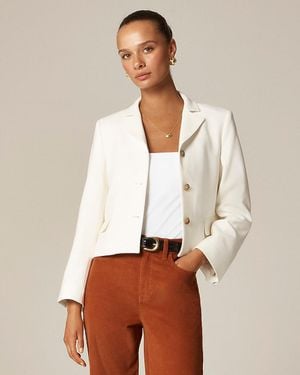 J.Crew Cropped Lady Blazer - Natural